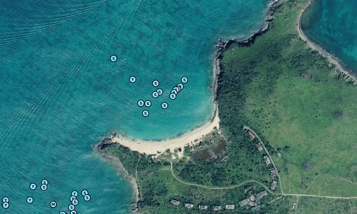 Satelite image of Happy Bay 1