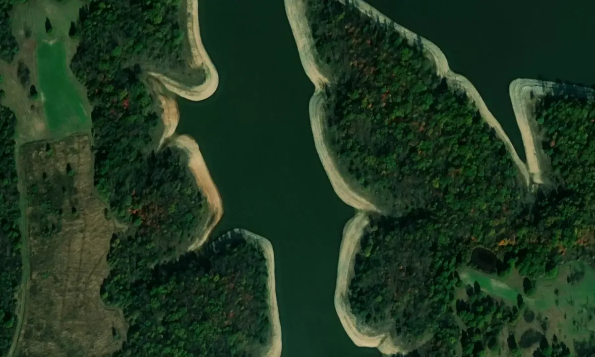 Satelite image of Happy Cove