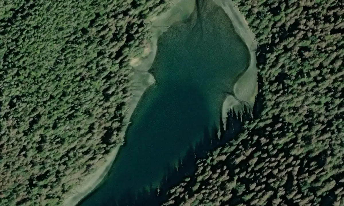 Satelite image of Happy Cove - Alaska