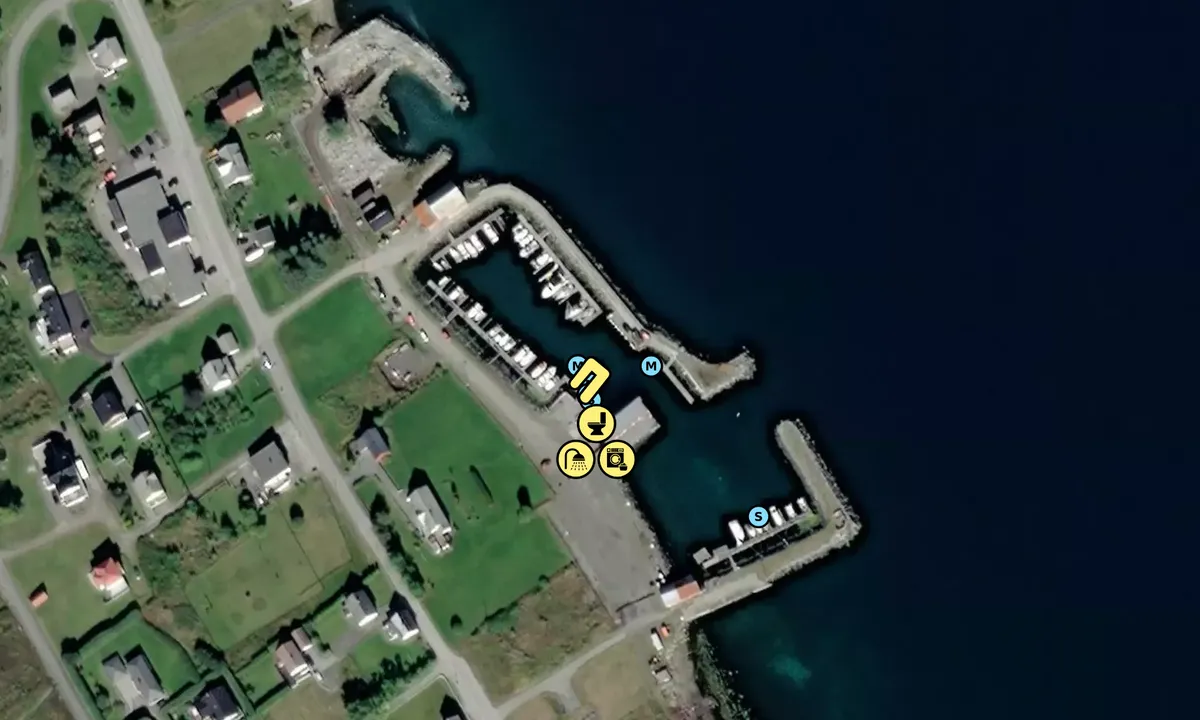 Satelite image of Haramsøy Småbåthavn