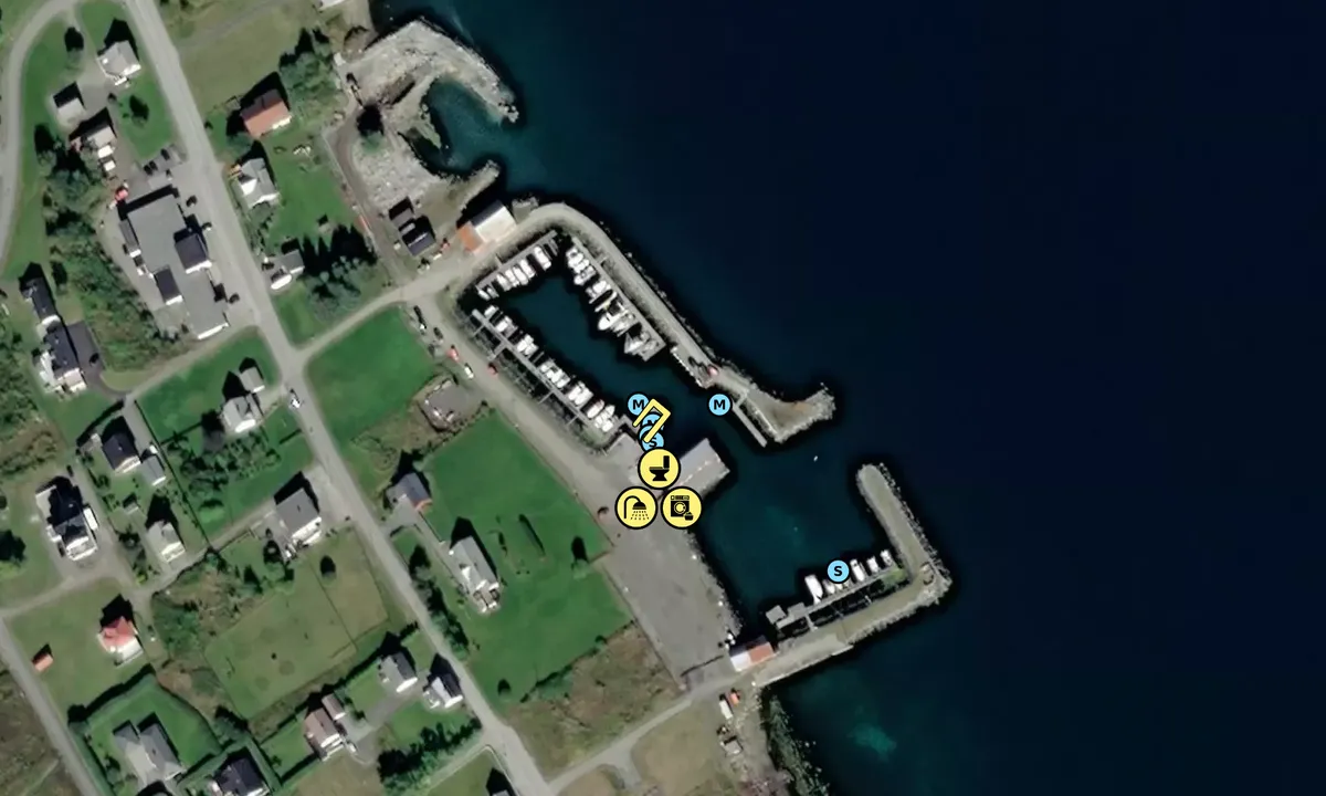 Satelite image of Haramsøy Småbåthavn