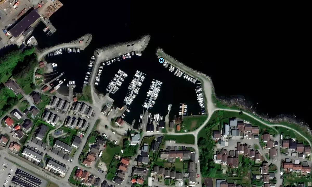 Satelite image of Harastadvik