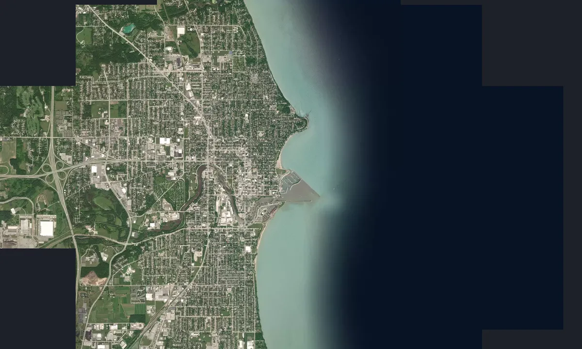 Flyfoto av Harbor Centre Marina - Sheboygan
