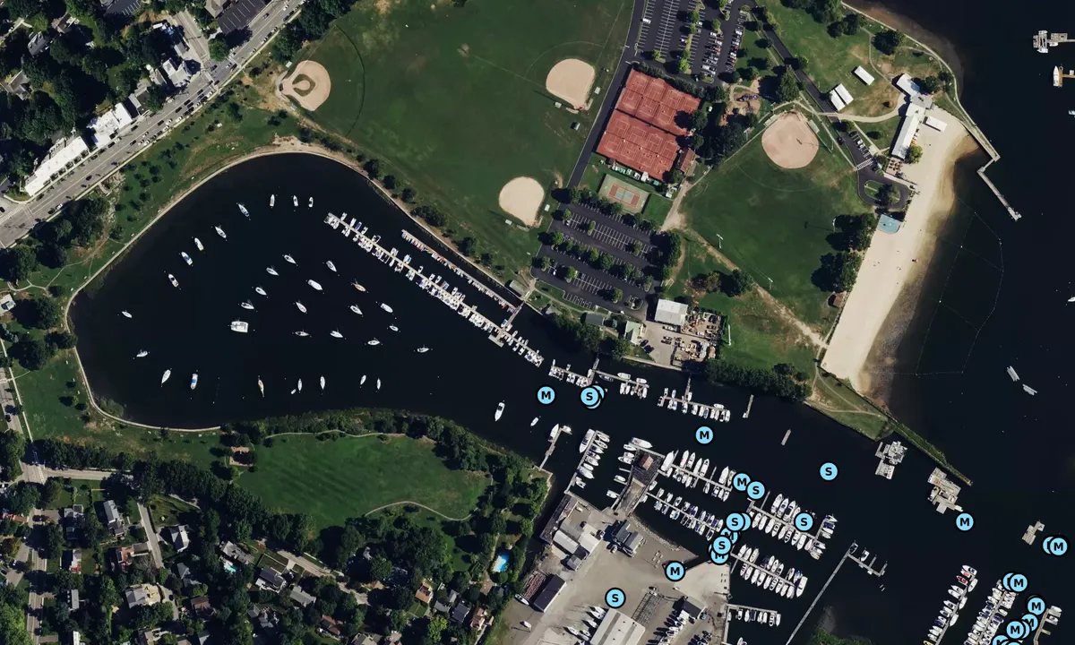 Satelite image of Harbor Island Municipal Marina