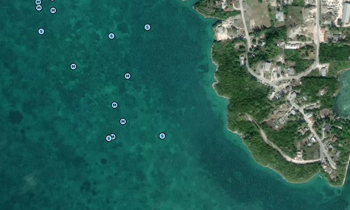 Satelite image of Harbour Entrance South -