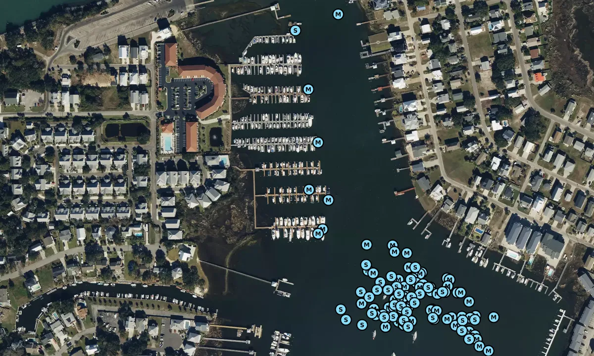 Satelite image of Harbour Point Yacht Club