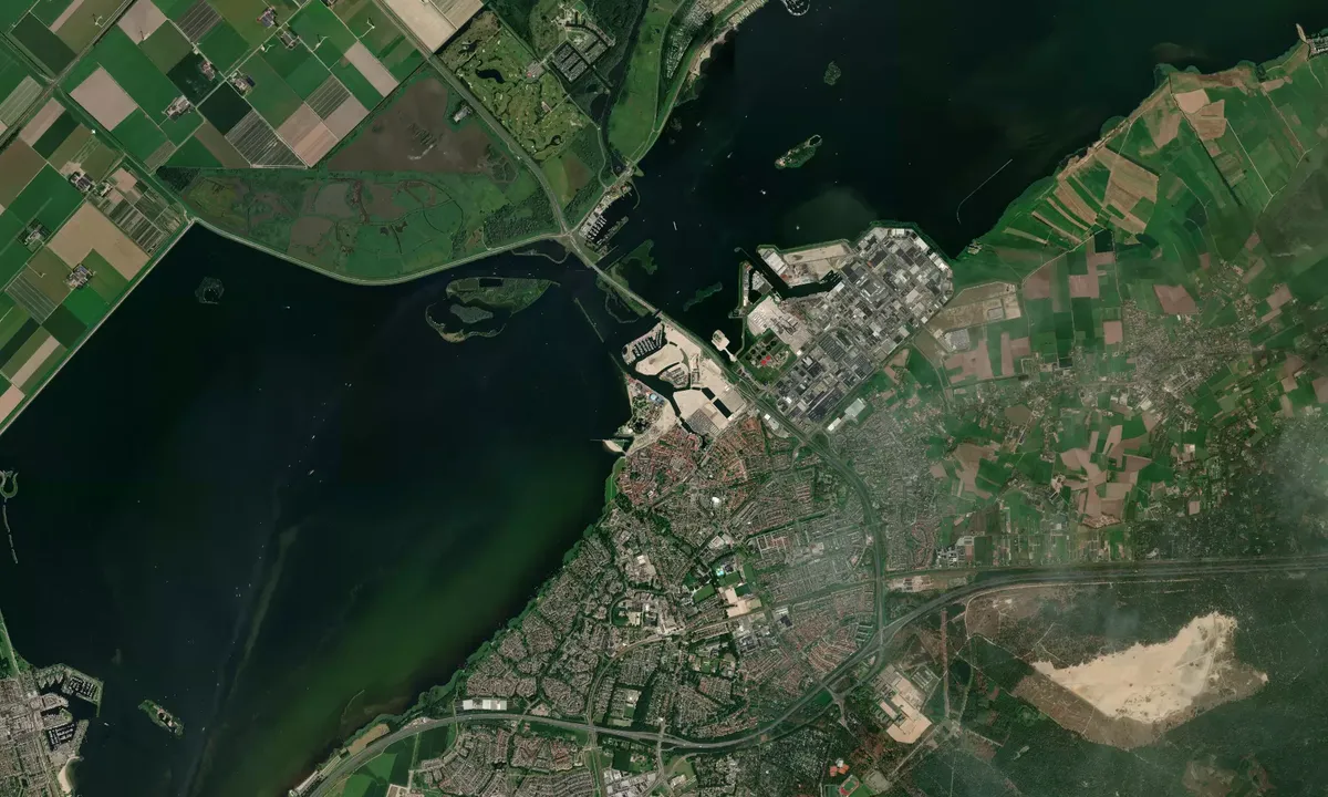 Flyfoto av Harderwijk Yachtharbor
