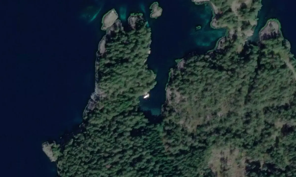 Flyfoto av Hardingavågen naturhavn