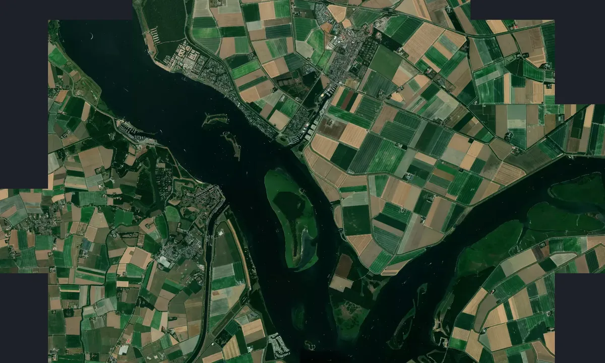 Flyfoto av Haringvreter East Marina