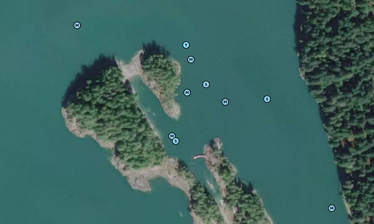 Satelite image of Harmony Islands
