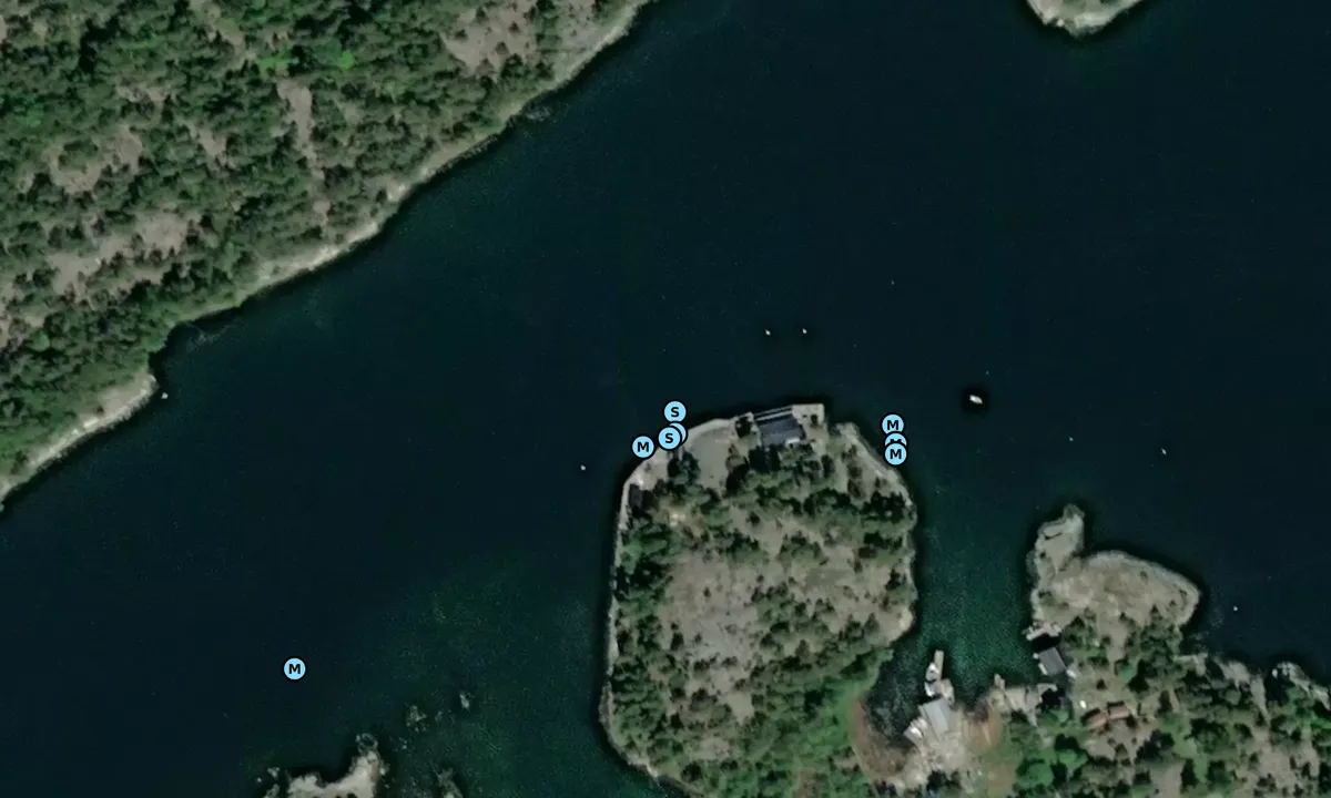 Satelite image of Harö natur