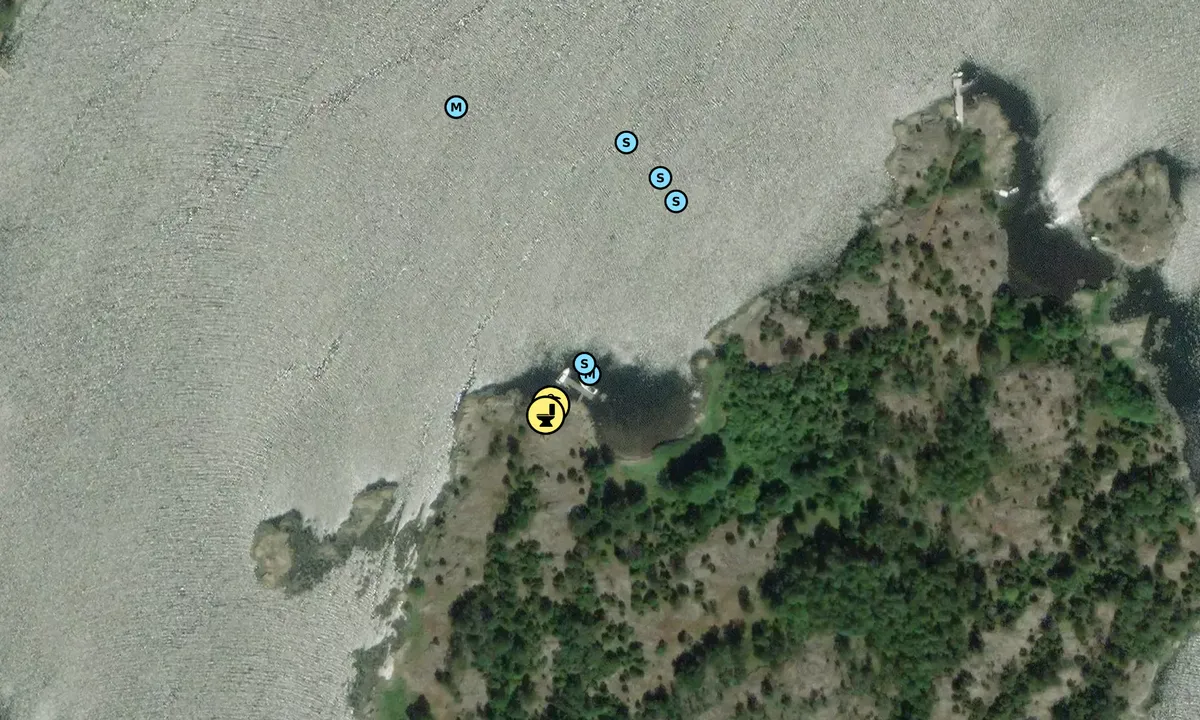 Satelite image of Harön - Nordvästra udden