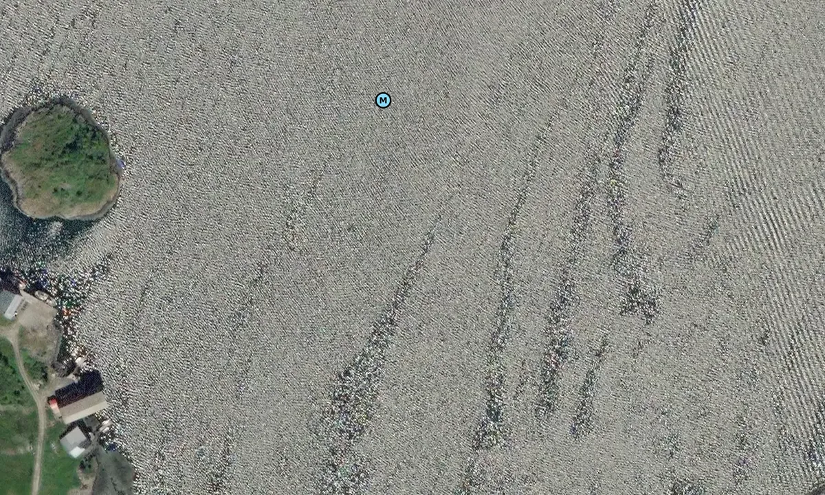 Satelite image of Harøy