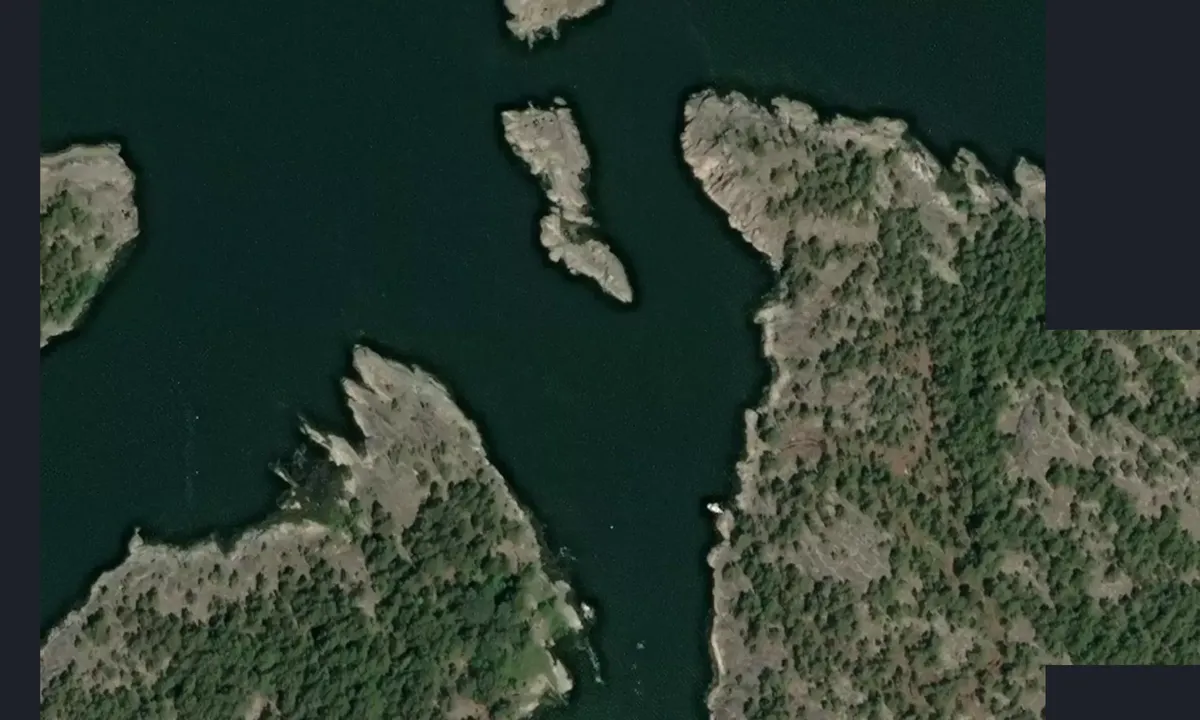 Satelite image of Harstena - Norrudd