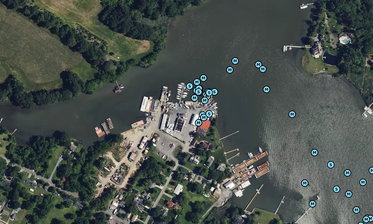 Satelite image of Hartge Yacht Yard