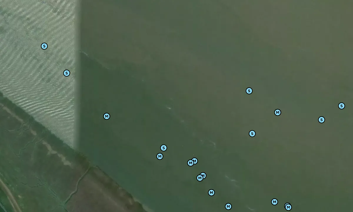 Satelite image of Harty Ferry