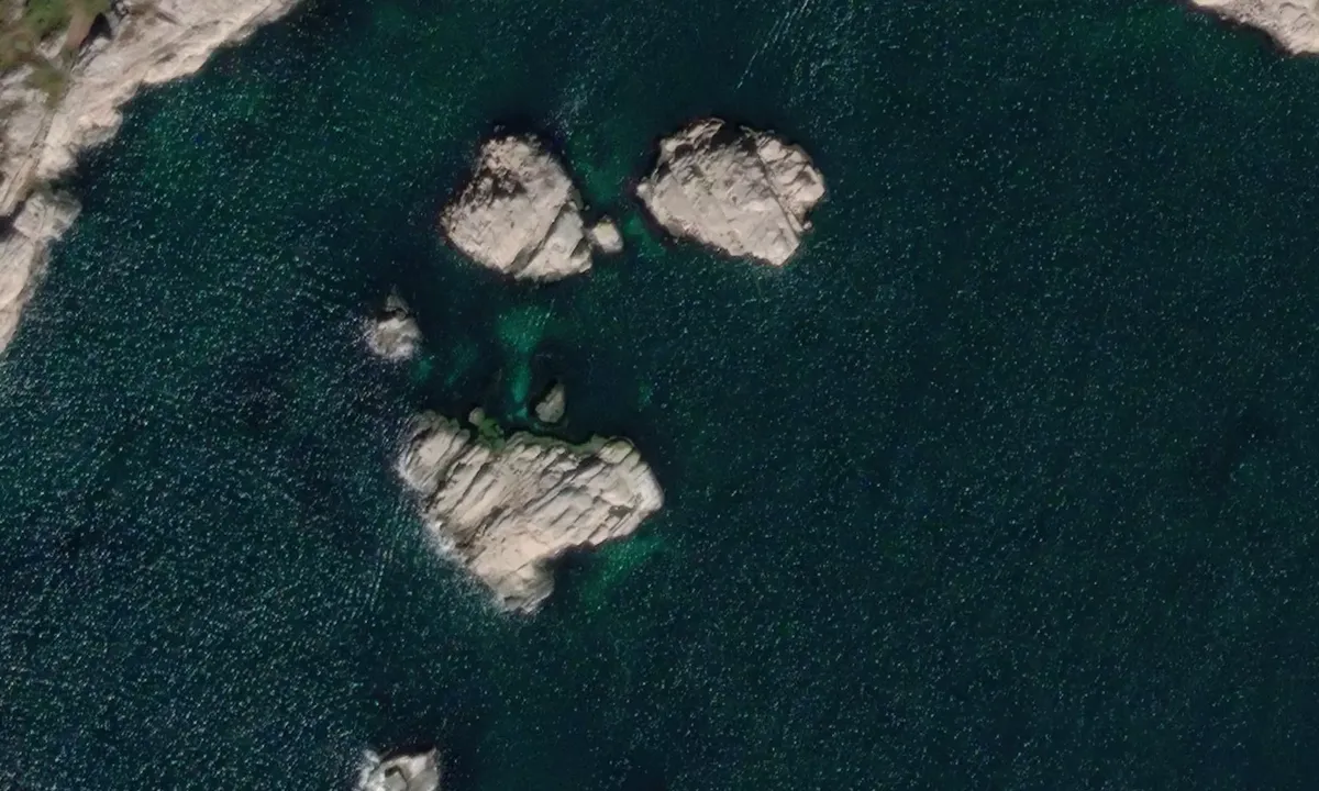 Satelite image of Håskär