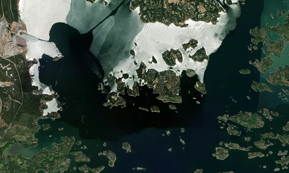 Flyfoto av Hasselholmen