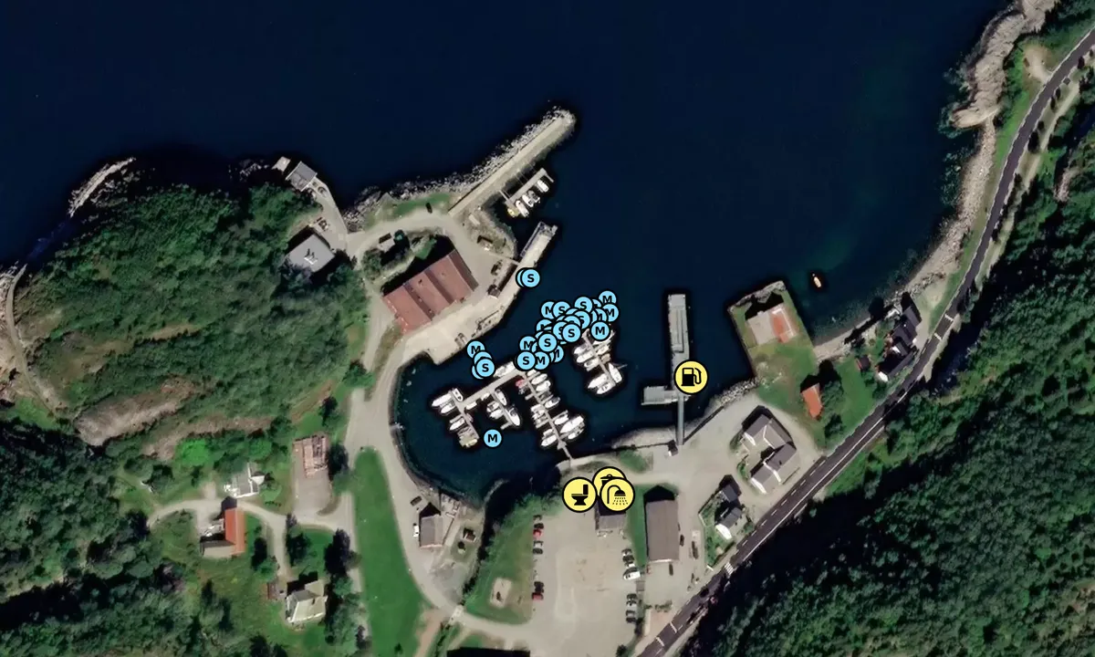 Satelite image of Hasselvika