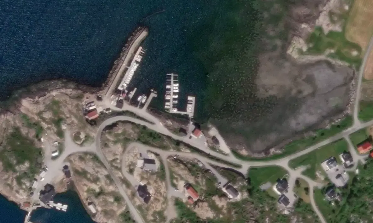 Satelite image of Hasvåg Båtforening