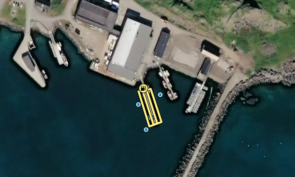 Satelite image of Hasvik Havn