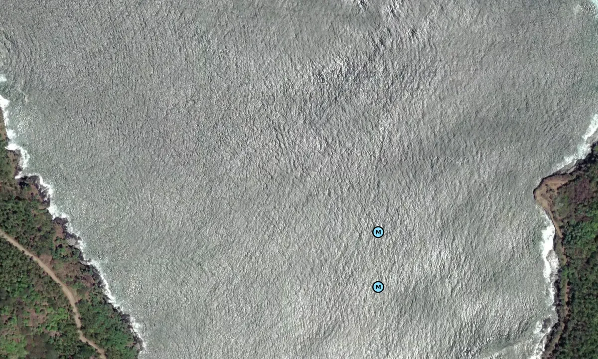 Satelite image of Hatiheu Bay