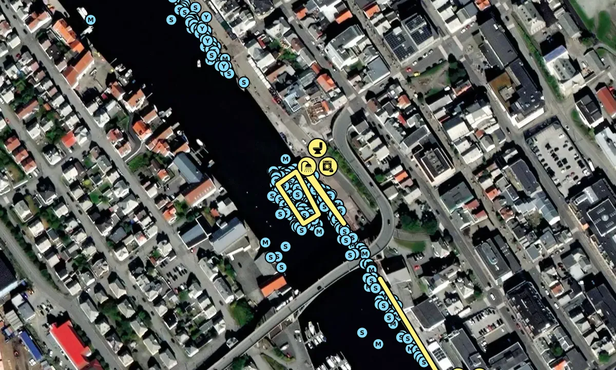 Satelite image of Haugesund - Smedasundet