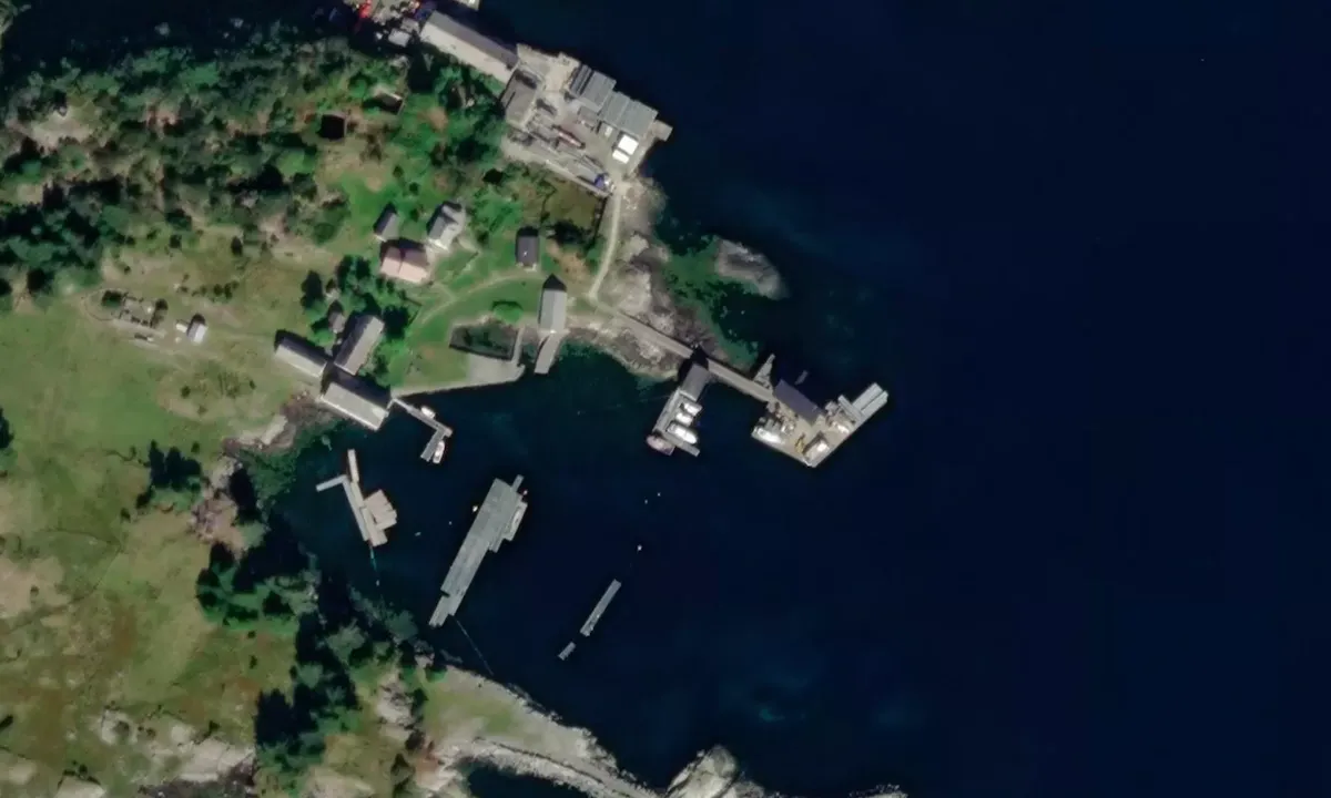 Satelite image of Haugsholmen