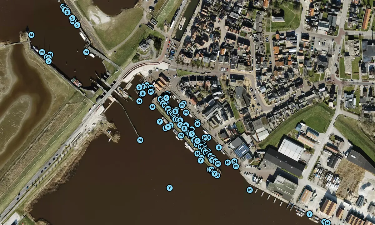 Satelite image of Haven Zoutkamp