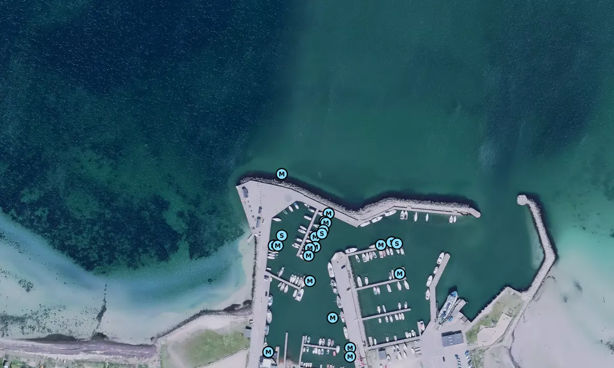 Satelite image of Havnsø Havn