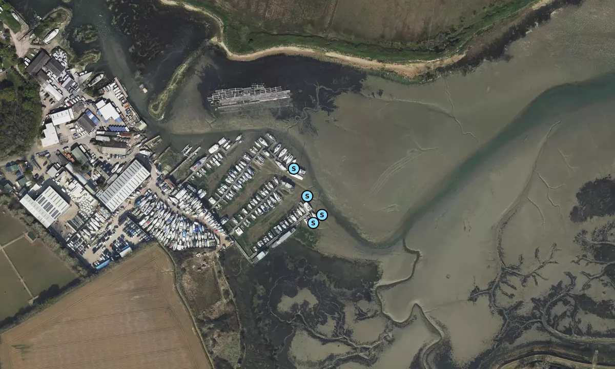 Satelite image of Hayling Yacht Company