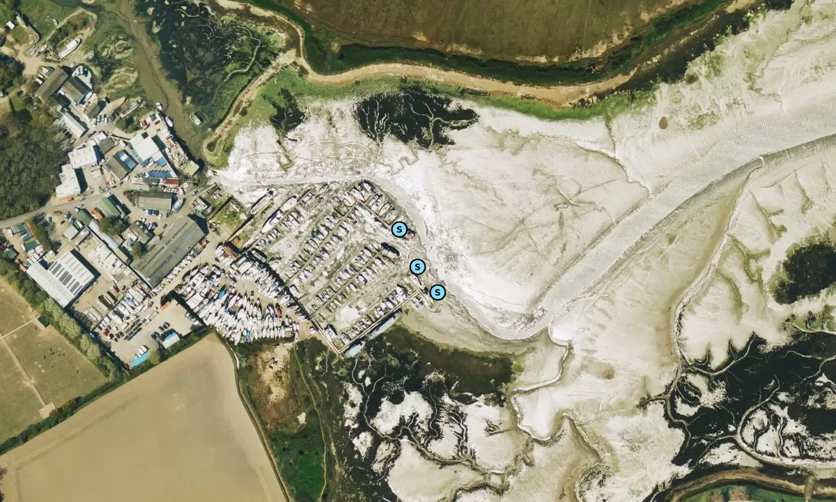 Satelite image of Hayling Yacht Company