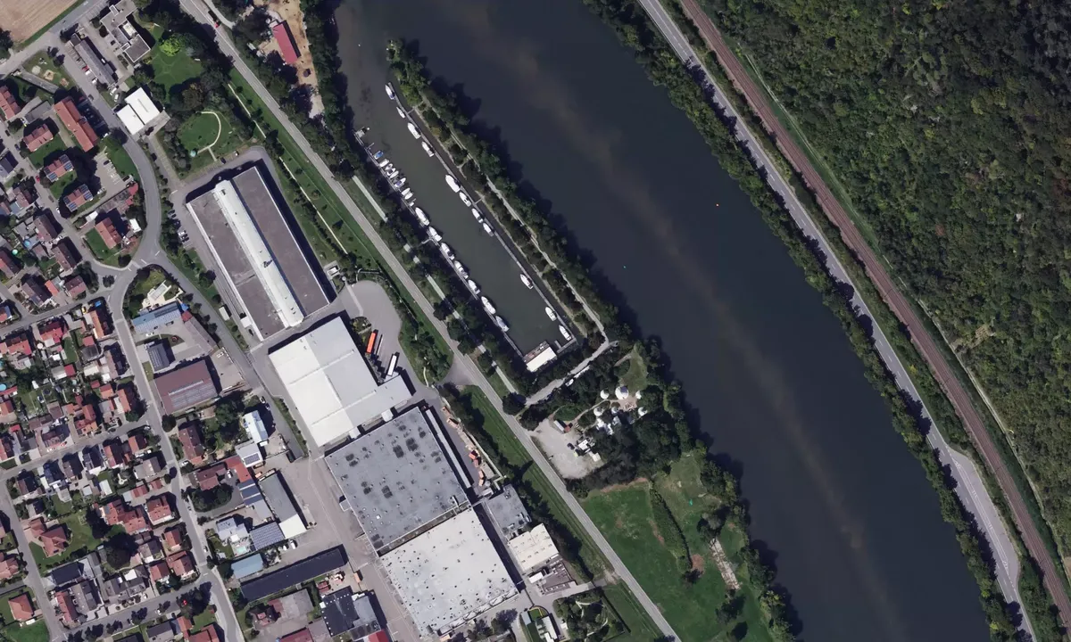 Satelite image of HBV Hassmersheim