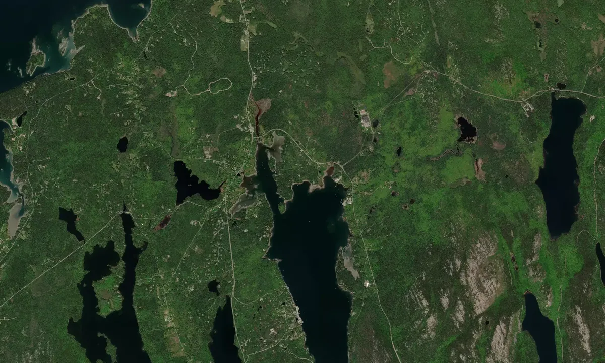 Flyfoto av Head of Somes Sound