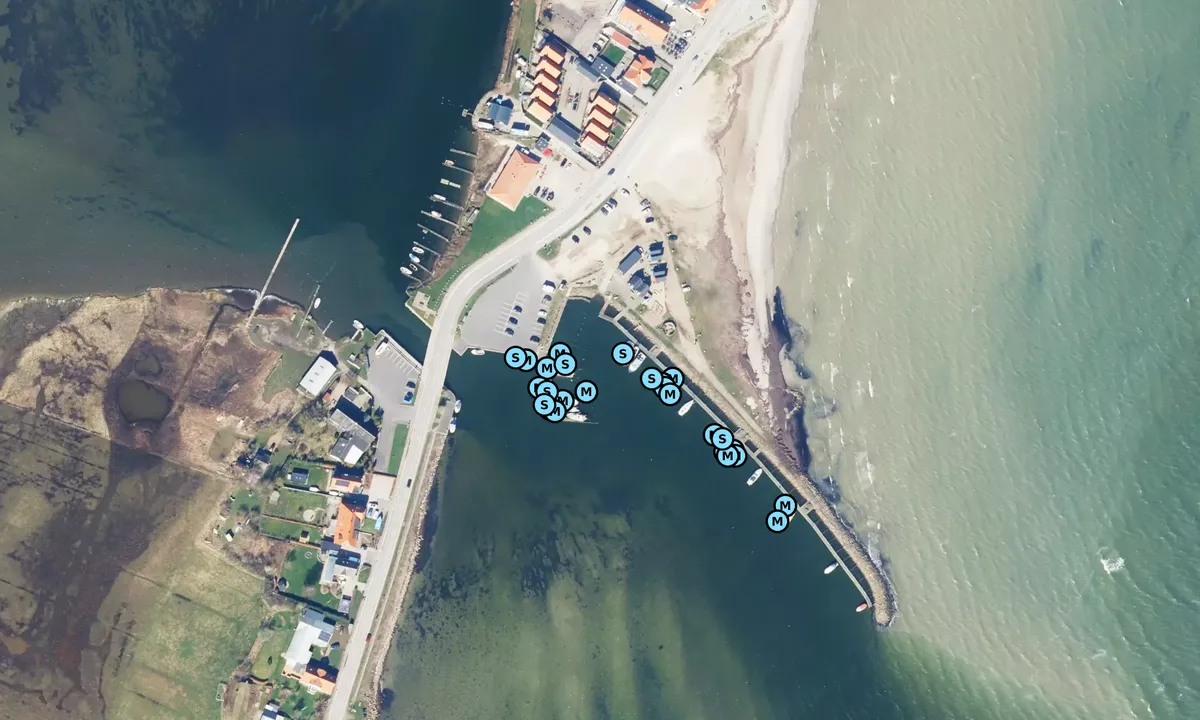 Satelite image of Hejlsminde Lystbådehavn