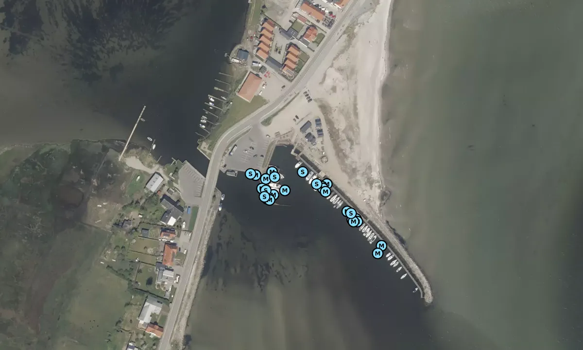 Satelite image of Hejlsminde Lystbådehavn