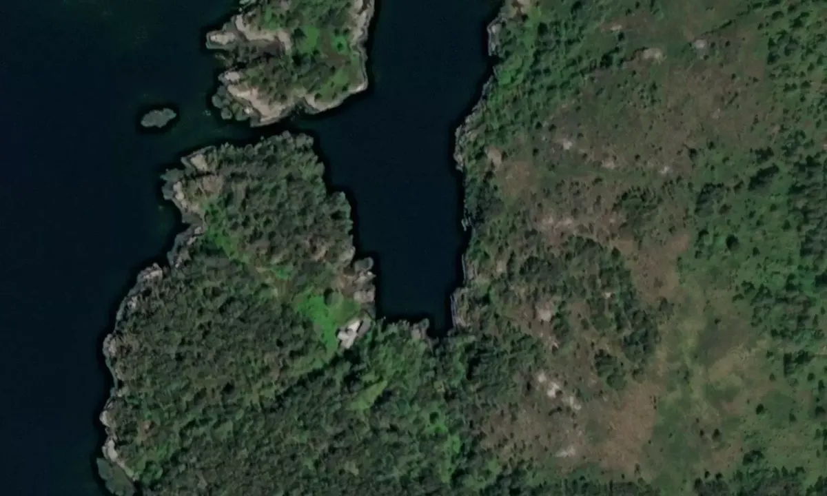 Satelite image of Hellarshamnen