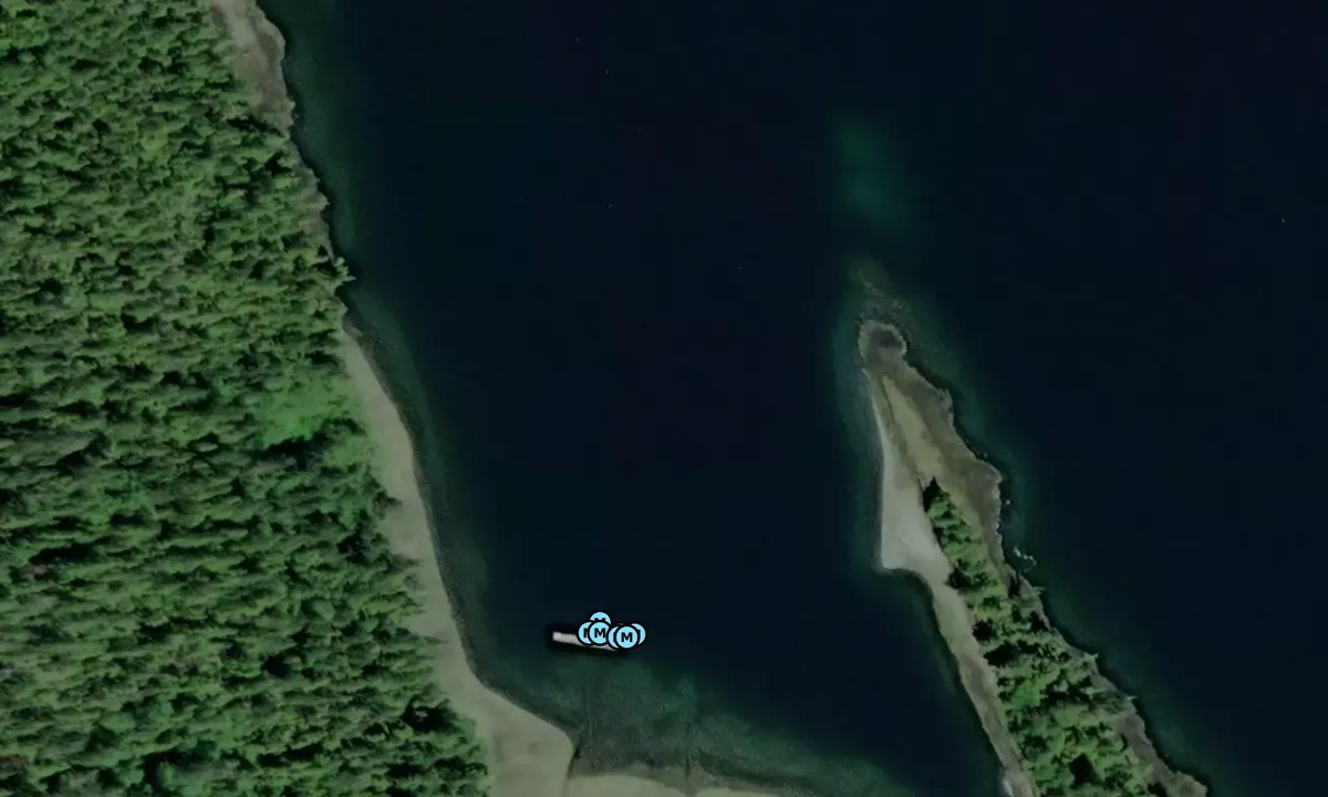 Satelite image of Helm Bay