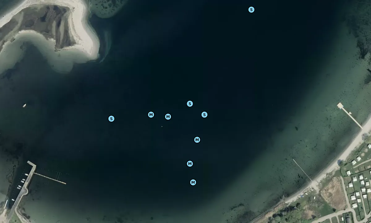 Satelite image of Helnæs Bugt Ved Havnen bouy