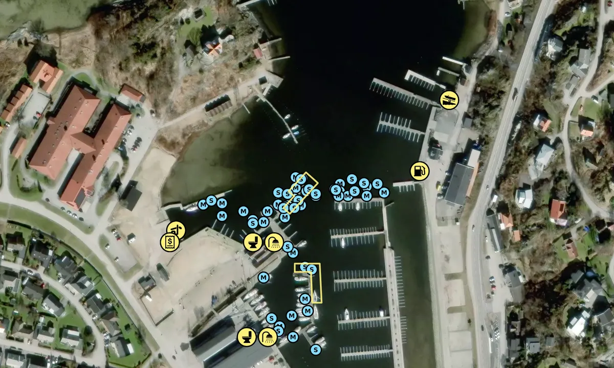 Satelite image of Henåns gästhamn - Henån