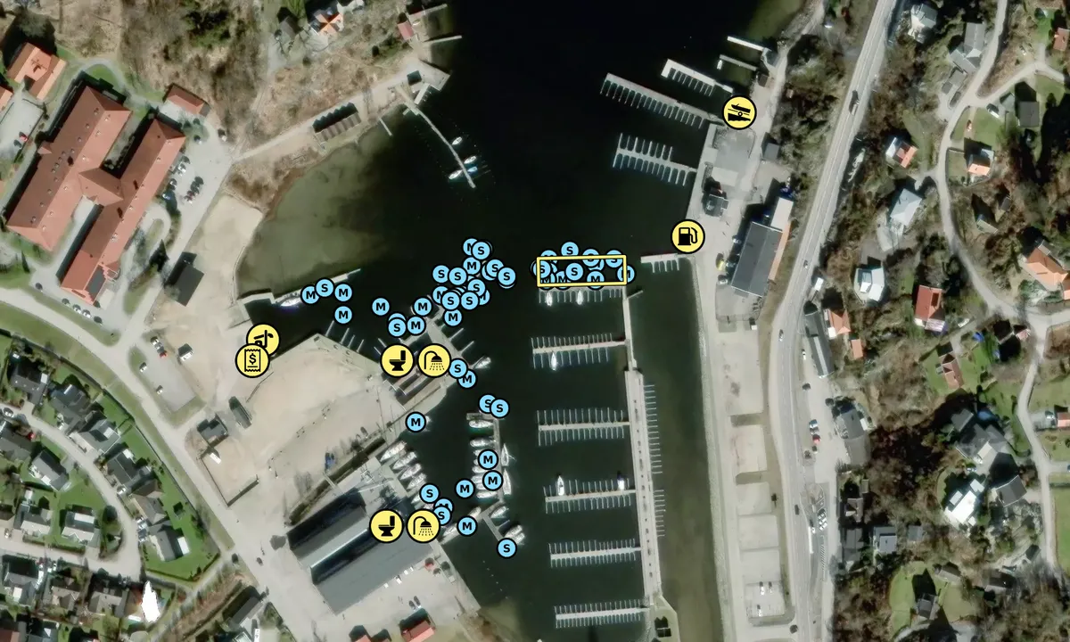 Satelite image of Henåns gästhamn - Henån