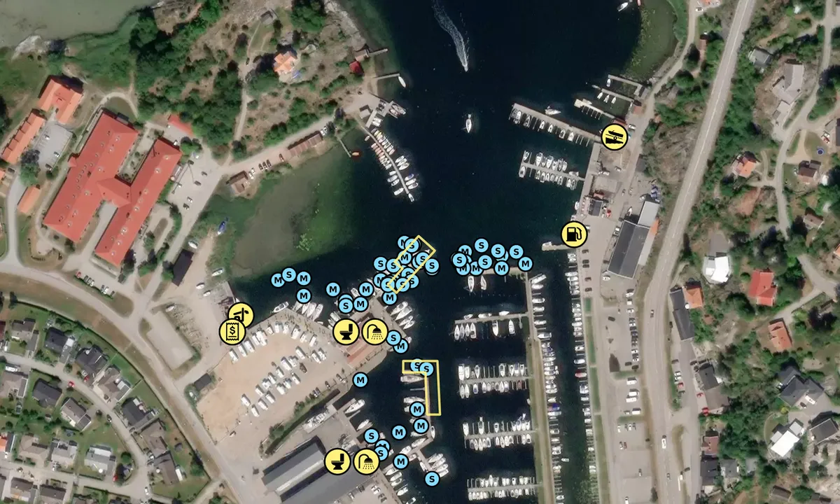 Satelite image of Henåns gästhamn - Henån