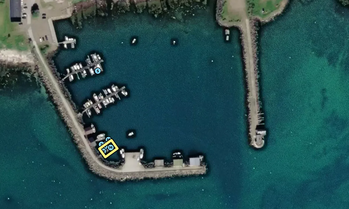 Satelite image of Hennes Havn