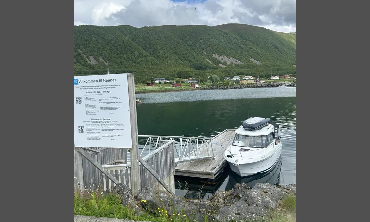 Hennes Havn: God skjerming fra alle kanter.