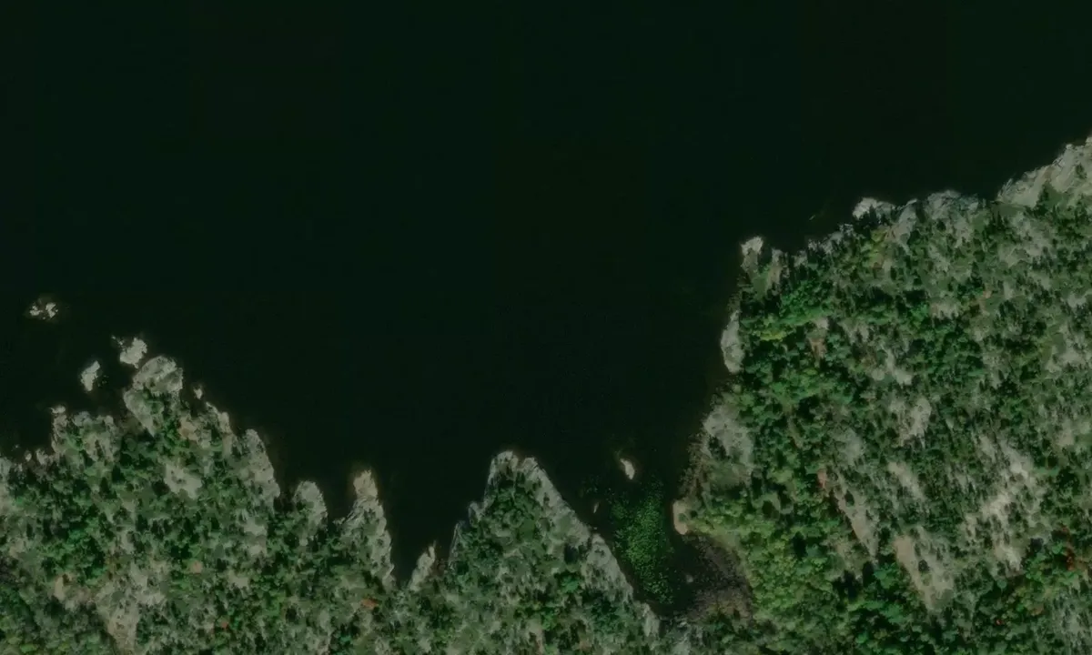 Satelite image of Henvey Inlet