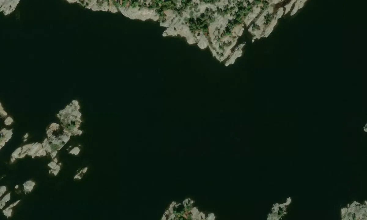 Flyfoto av Henvey Inlet Anchorage Area