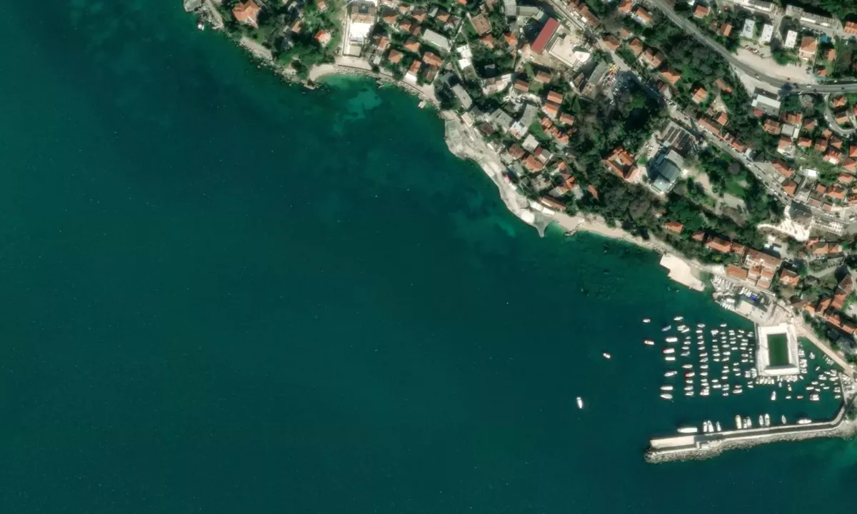 Flyfoto av Herceg Novi