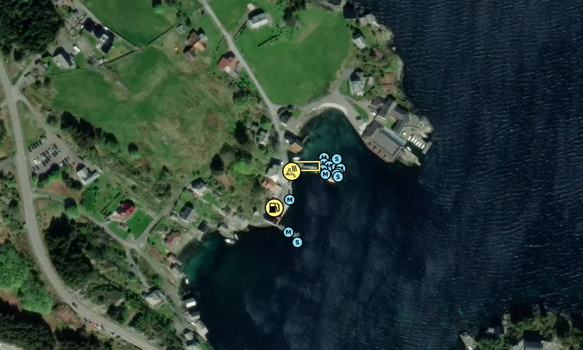Satelite image of Herdla Landhandel - Herdlesund