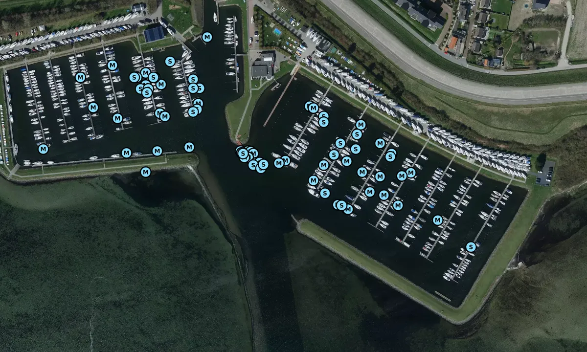 Satelite image of Herkingen Marina - Goeree-Overflakkee
