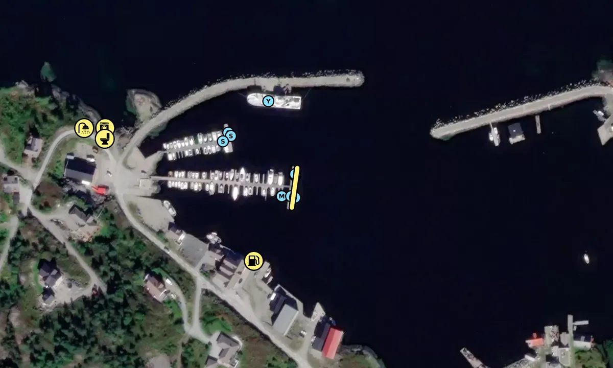 Satelite image of Herland Småbåthavn - Atløy